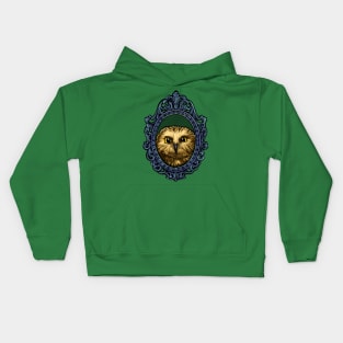 Bird Cameo: Pygmy Owl (Fiercely Adorable) Kids Hoodie